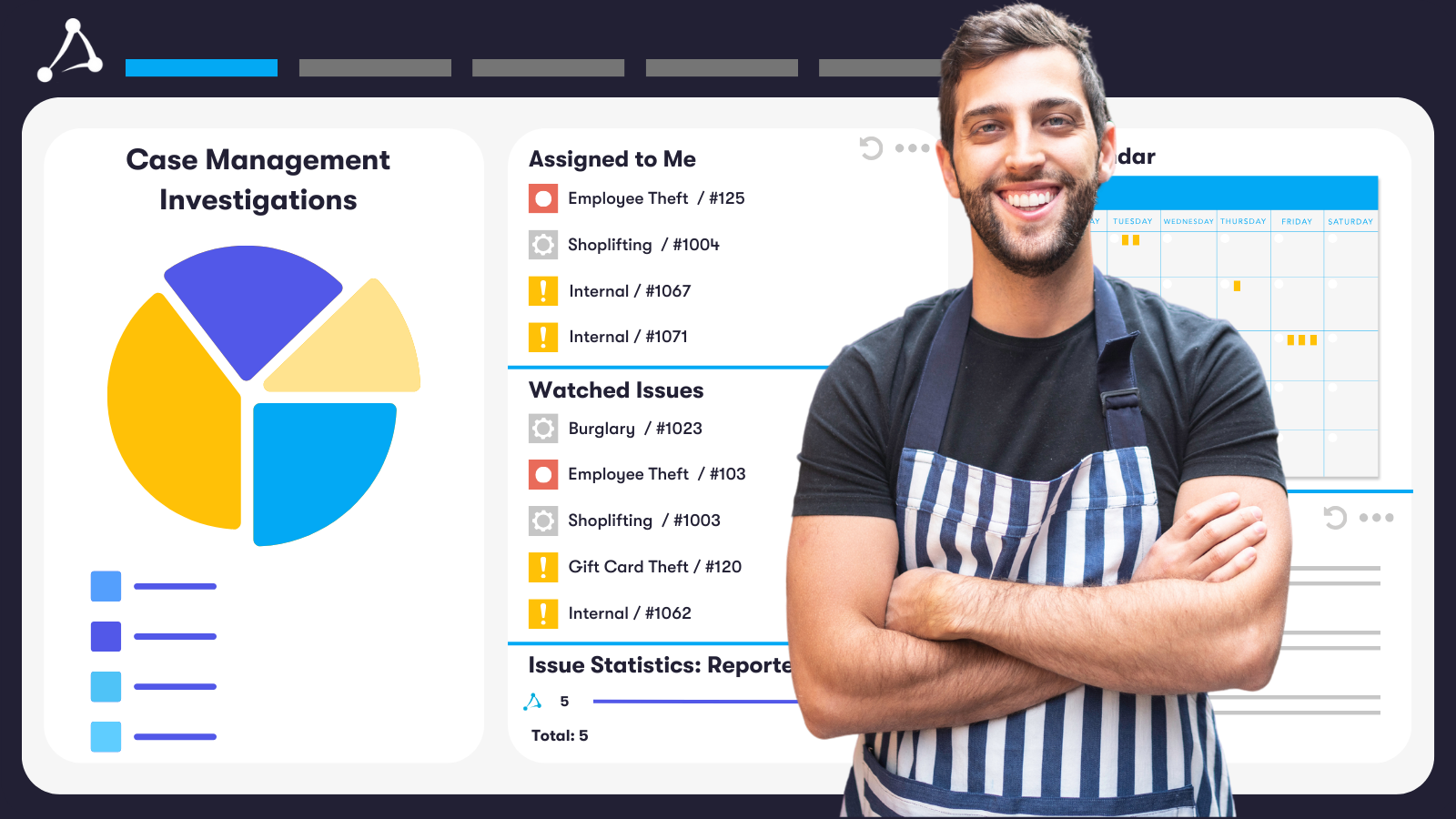 case management mockup